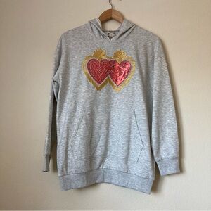 Truself Gray Embroidered Hoodie | New Without Tags